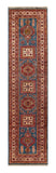 24993-Royal Kazak Hand-Knotted/Handmade Afghan Rug/Carpet Tribal/Nomadic Authentic/ Size/: 10'9” x 2’8”