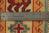 22631 - Kazak Hand-Knotted/Handmade Afghan Tribal/Nomadic Authentic/Size: 4'11" x 3'5"