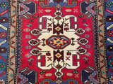 25359- Hamadan Hand-Knotted/Handmade Persian Rug/Carpet Traditional Authentic Size: 12'9" x 2'9"