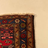 25359- Hamadan Hand-Knotted/Handmade Persian Rug/Carpet Traditional Authentic Size: 12'9" x 2'9"