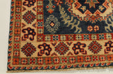 22627 - Kazak Hand-Knotted/Handmade Afghan Tribal/Nomadic Authentic/Size: 5'2" x 3'2"