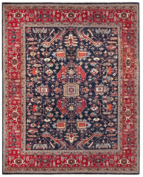 25212- Royal Chobi Ziegler Afghan Hand-Knotted Contemporary/Traditional/Size: 10'4" x 8'2"