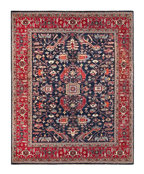 25212- Royal Chobi Ziegler Afghan Hand-Knotted Contemporary/Traditional/Size: 10'4" x 8'2"