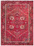 24970- Heriz Hand-Knotted/Handmade Persian Rug/Carpet Traditional/Authentic/Size: 10'11" x 7'10"