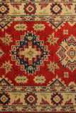 22807 - Kazak Afghan Hand-knotted Contemporary/Modern Nomadic/Tribal Carpet/Rug/Size: 3'0" x 1'10"