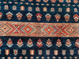 25013- Chobi Ziegler Afghan Hand-Knotted Contemporary/Traditional/Size: 9'3" x 6'8"