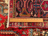 24969- Heriz Hand-Knotted/Handmade Persian Rug/Carpet Traditional/Authentic/Size: 11'4" x 7'9"
