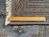 25233-Royal Bokhara Hand-Knotted/Handmade Pakistani Rug/Carpet Tribal/Nomadic Authentic/ Size: 9'6" x 6'6"