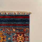 25009- Chobi Ziegler Afghan Hand-Knotted Contemporary/Traditional/Size: 9'10" x 6'6"