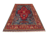 25012- Chobi Ziegler Afghan Hand-Knotted Contemporary/Carpet/Traditional/Size: 10'1" x 6'8"