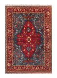 25012- Chobi Ziegler Afghan Hand-Knotted Contemporary/Carpet/Traditional/Size: 10'1" x 6'8"