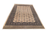 25191- Jaldar Hand-knotted/Handmade Pakistani Rug/Carpet Traditional Authentic/Size: 9'1" x 6'1"/277cm x 185cm
