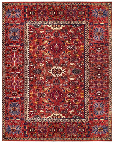 25005- Chobi Ziegler Afghan Hand-Knotted/Handmade/Contemporary/Traditional/Size: 11'9" x 9'2"/358cm x 279cm