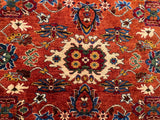 25005- Chobi Ziegler Afghan Hand-Knotted/Handmade/Contemporary/Traditional/Size: 11'9" x 9'2"