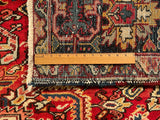 24966- Heriz Hand-Knotted/Handmade Persian Rug/Carpet Traditional/Authentic/Size: 11'2" x 8'8"