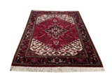 25333- Heriz Hand-Knotted/Handmade Persian Rug/Carpet Traditional/Authentic/Size: 6'10" x 4'8"
