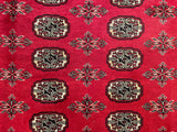 25291-Bokhara Hand-Knotted/Handmade Pakistani Rug/Carpet Tribal/Nomadic Authentic/ Size/: 9'11" x 8'1"/302cm x 246cm