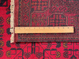 25304- Khal Mohammad Afghan Hand-Knotted Authentic/Traditional/Carpet/Rug/ Size: 6'6" x 4'4"