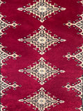 25198- Jaldar Hand-knotted/Handmade Pakistani Rug/Carpet Traditional Authentic/Size: 10'9" x 2'5"