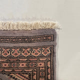 25084- Jaldar Hand-knotted/Handmade Pakistani Rug/Carpet Traditional Authentic/Size: 3'2" x 2'0"