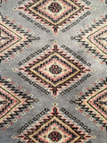25097- Jaldar Hand-knotted/Handmade Pakistani Rug/Carpet Traditional Authentic/Size: 3'4" x 2'1"