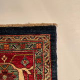 25007- Chobi Ziegler Afghan Hand-Knotted/Handmade/Contemporary/Traditional/Size: 11'9" x 8'11"