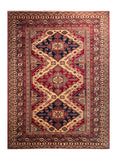 19398- Royal Shirvan Hand-Knotted/Handmade Azerbaijan Rug/Carpet Tribal/Nomadic Authentic/ Size: 8'3" x 5'8"