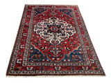 19771- Bakhtiar Hand-Knotted/Handmade Persian Rug/Carpet Traditional Authentic/ Size: 6'9" x 5'0"