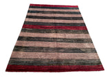 18030-Chobi Ziegler Hand-Knotted/Handmade Afghan Rug/Carpet Tribal/Nomadic Authentic/ Size: 7’3” x 5’2”