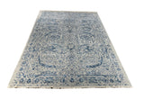 24617- Royal Vasighi Hand-Knotted/Handmade Indian Rug/Carpet Modern Authentic / Size: 6'6" x 4'6"