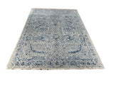 24618- Royal Vasighi Hand-Knotted/Handmade Indian Rug/Carpet Modern Authentic / Size: 7'9" x 5'6"