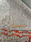 24852- Damask Hand-Knotted/Handmade Indian Rug/Carpet Modern Authentic / Size: 8'0" x 5'8"/244cm x 172cm