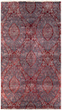 24851- Damask Hand-Knotted/Handmade Indian Rug/Carpet Modern Authentic / Size: 8'0" x 5'8"/244cm x 173cm