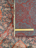 24851- Damask Hand-Knotted/Handmade Indian Rug/Carpet Modern Authentic / Size: 8'0" x 5'8"/244cm x 173cm