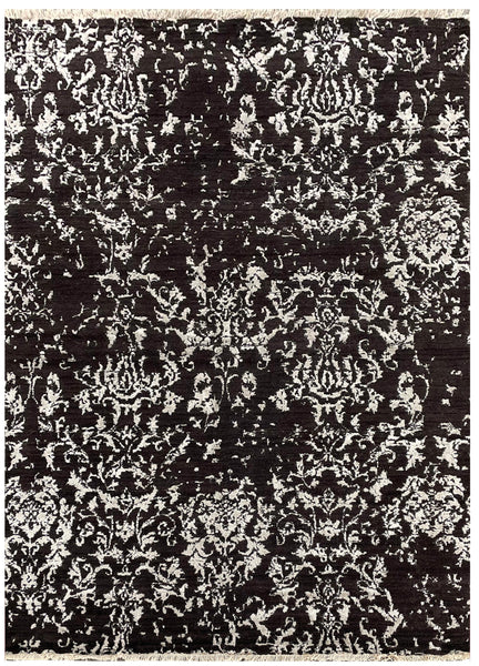 24849- Royal Vasighi Hand-Knotted/Handmade Indian Rug/Carpet Modern Authentic / Size: 7'9" x 5'6"/236cm x 168cm