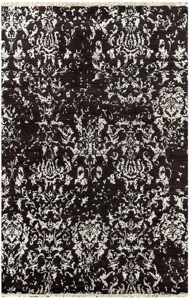 24848- Royal Vasighi Hand-Knotted/Handmade Indian Rug/Carpet Modern Authentic / Size: 6'6" x 4'6"