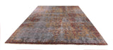 24854- Damask Hand-Knotted/Handmade Indian Rug/Carpet Modern Authentic / Size: 13'2" x 10'0"/401cm x 305cm