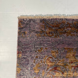 24854- Damask Hand-Knotted/Handmade Indian Rug/Carpet Modern Authentic / Size: 13'2" x 10'0"/401cm x 305cm
