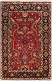 24766 - Royal Heriz Hand-Knotted/Handmade Indian Rug/Carpet Traditional/Authentic/Size 6'0" x 4'1"/189cm x 125cm