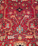 24787 - Royal Heriz Hand-Knotted/Handmade Indian Rug/Carpet Traditional/Authentic/Size: 14'11" x 11'9"
