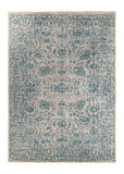 24608- Royal Vasighi Hand-Knotted/Handmade Indian Rug/Carpet Modern Authentic / Size: 6'6" x 4'6"