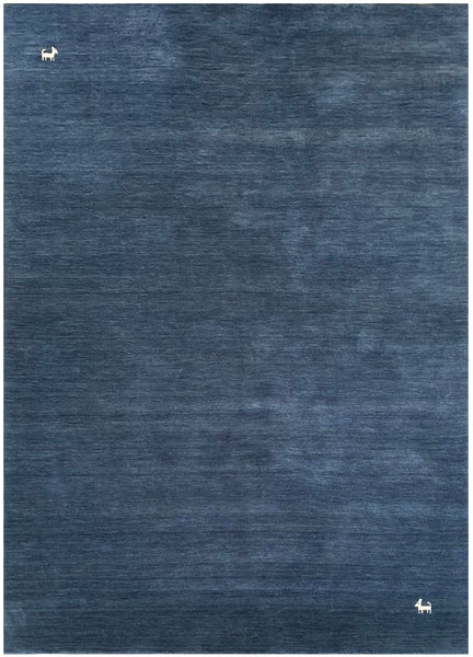 24708- Lori Gabbeh/ Indian Hand-knotted Authentic/Tribal/Nomadic/ Gabbeh / Size: 9'9" x 6'7"/297cm x 201cm