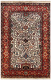 24769 - Royal Heriz Hand-Knotted/Handmade Indian Rug/Carpet Traditional/Authentic/Size: 6'1" x 4'0"