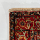 24769 - Royal Heriz Hand-Knotted/Handmade Indian Rug/Carpet Traditional/Authentic/Size: 6'1" x 4'0"/186cm x 122cm