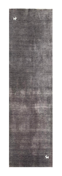 24739- Lori Gabbeh/ Indian Hand-knotted Authentic/Tribal/Nomadic/ Gabbeh / Size: 9'9" x 2'7"