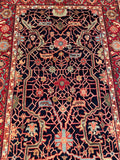 24776 - Royal Heriz Hand-Knotted/Handmade Indian Rug/Carpet Traditional/Authentic/Size: 10'0" x 8'1"