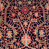 24785 - Royal Heriz Hand-Knotted/Handmade Indian Rug/Carpet Traditional/Authentic/Size 12'0" x 9'0"/366cm x 274cm