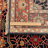 24777 - Royal Heriz Hand-Knotted/Handmade Indian Rug/Carpet Traditional/Authentic/Size: 12'1" x 8'9"/368cm x 267cm