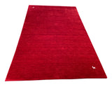 24661- Lori Gabbeh/ Indian Hand-knotted Authentic/Tribal/ Nomadic/ Gabbeh / Size: 7'9" x 5'0"