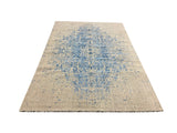 24603- Royal Vasighi Hand-Knotted/Handmade Indian Rug/Carpet Modern Authentic / Size: 7'9" x 5'6"